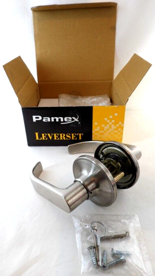 Pamex Denver (None Locking) Passage Leverset*Satin Nickel
