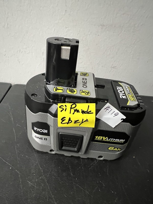 Ryobi One+ 6Ah 18V HIGH PERFORMANCE Battery PBP017