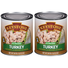 12 Cans – Keystone Meats All Natural Turkey Fully Cooked 28 oz No Preservatives✅