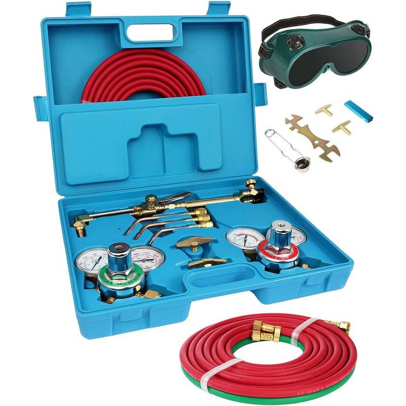 Gas Welding Cutting Torch Kit Oxy Acetylene Oxygen Brazing Set Victor Type