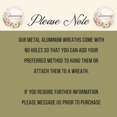 USA 250th Anniversary Metal Wreath Sign Patriotic Welcome Door Wall Decor Gift
