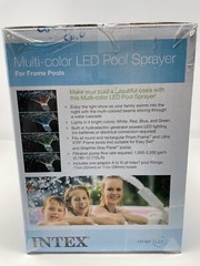 Intex MultiColor LED Pool Sprayer for Above Ground Swimming Pools