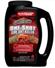 Spectracide One-Shot Fire Ant Killer Granules Bait, Ready-Use 1.5 Lbs