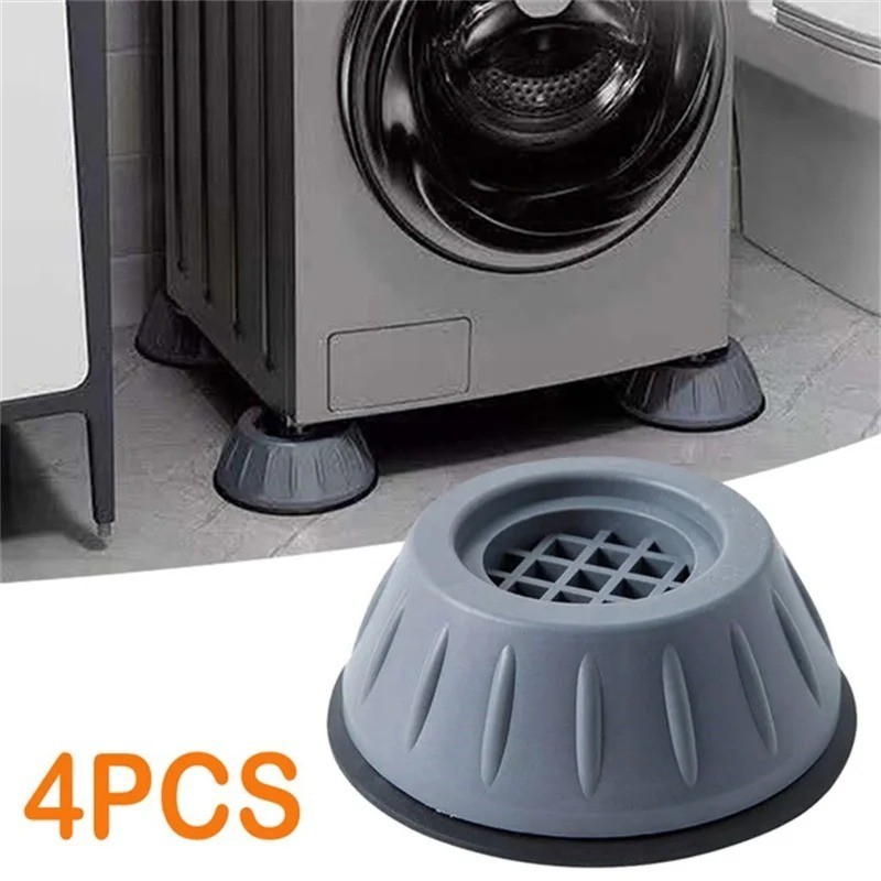 4-PCS Anti Vibration Washing Machine Support Anti-Slip Rubber Feet Base Pads Mat