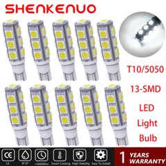 10 pcs, T10 Wedge 1.2W Bulb pure white LED for Malibu 12V DC Landscape Light