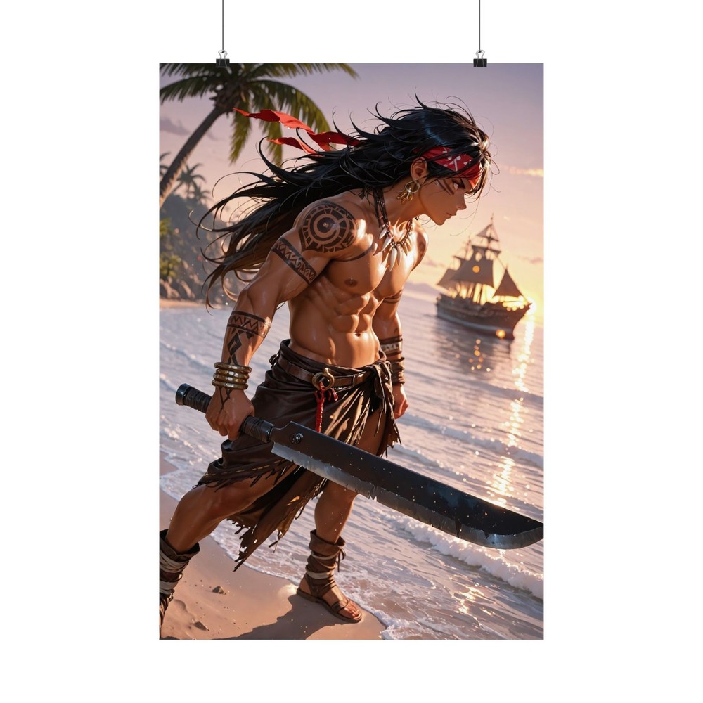 Lapulapu Poster Filipino Philippines History Anime Wall Art Print