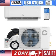 12,000 BTU Mini Split Air Conditioners AC/Heating System for Rooms Up to 750 Sq.