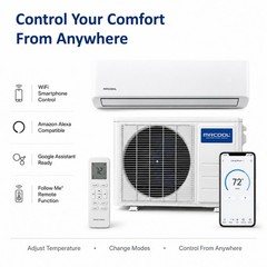 MRCOOL DIY Select 12K Mini Split AC Ductless Heat Pump System 115V WiFi