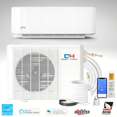 9000 – 36000 BTU 230V Single Zone Sophia Series Mini Split Air Conditioner + Kit