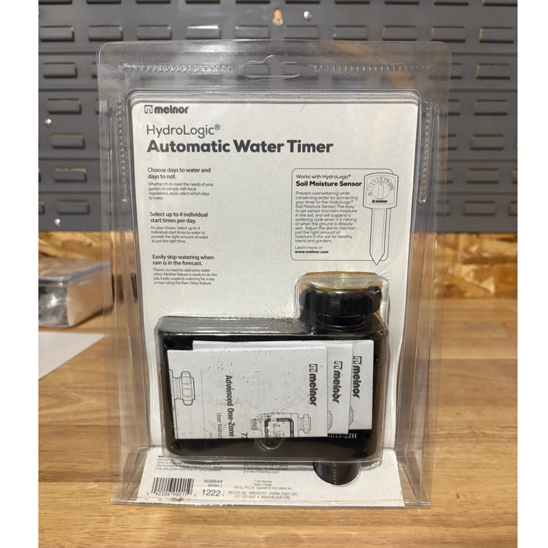 NEW Melnor HydroLogic Automatic Water Timer 1-Zone Outlet 4 Start Times 5116643 gallery
