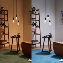 Philips Smart 40W Clear Color Filament ST19 1P: LED Light Bulb, Dimmable,