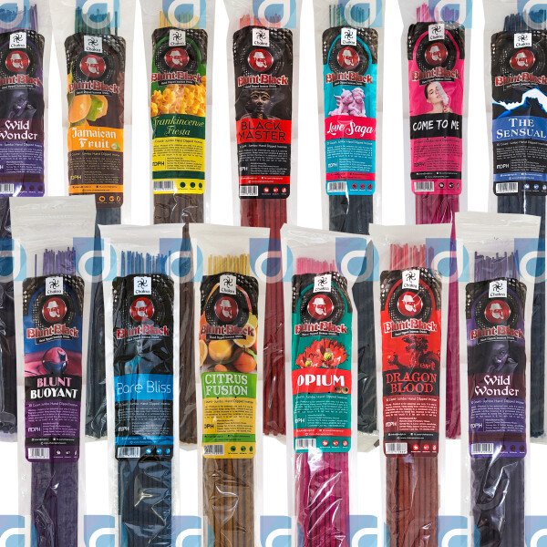 Blunt Black 19″ Jumbo Incense Sticks Air Freshener, Bulk Discount, YOU CHOOSE