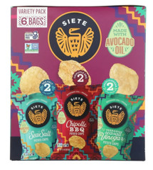 Siete Family Foods Siete Kettle Variety Pack, 6 pack
