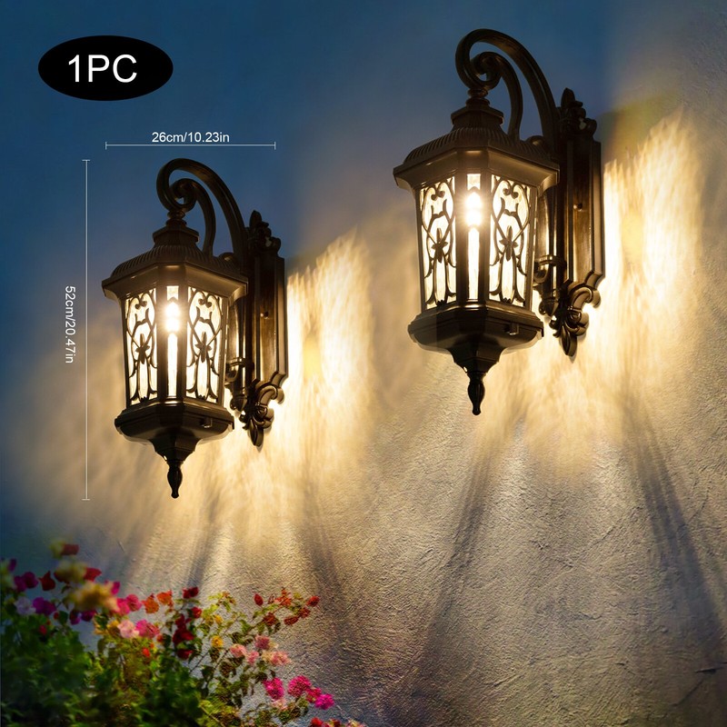 Front Porch Outdoor Wall Lantern Light Fixture Exterior Lighting Wall Mounted