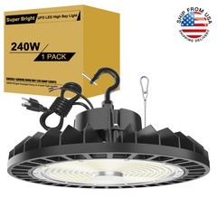 1-20 PACK 150W/200W/240W LED UFO High Bay Light Dimmable Warehouse Shop Lamps