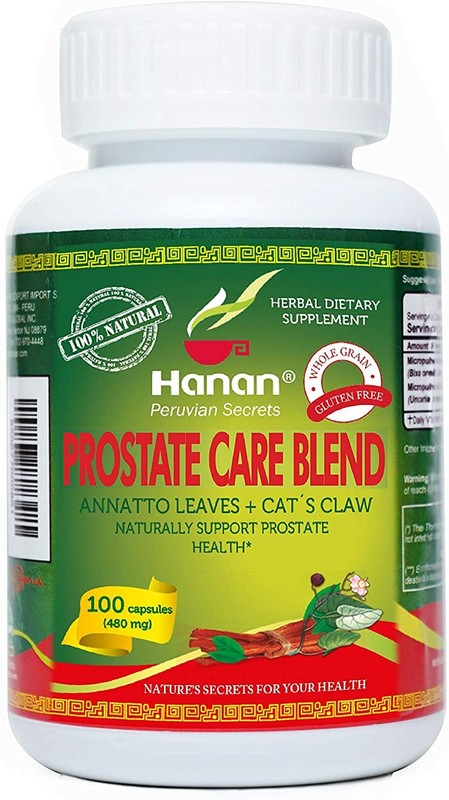 Hanan Prostasan Prostate Care Blend | 100 Capsules | Naturally Aids in Cleansing