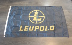 Leupold Scopes Banner Flag Hunting Hunter Firearms & Ammo Shop Store Man Cave