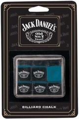 Jack Daniels Billiards Cue Chalk – 6 Piece Pack – Billiards Accessories