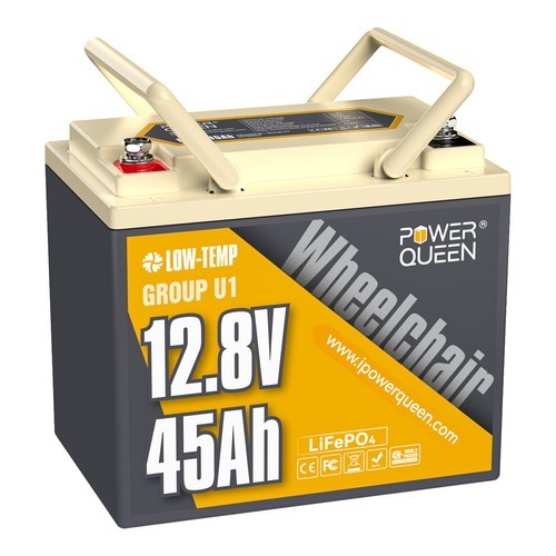 PowerQueen12V LiFePO4 Lithium Battery 100Ah/200Ah/300Ah For RV Solar Marine lot