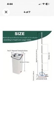 Mop and Bucket Set with Wringer 360° Flat Floor Mop 2 Microfiber Pads Wet & Dry