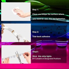 LED Strip Lights, Smart Light with App Remote Control, RGB LED Lights for room