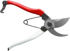 Okatsune Pruning Shears Unique 8.3 inch 210 mm Blister No. 104, High-Grade Steel
