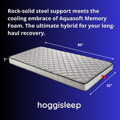 7 Inch Semi Truck Mattress, Innerspring & Memory Foam, Multi-Size, Medium-Firm