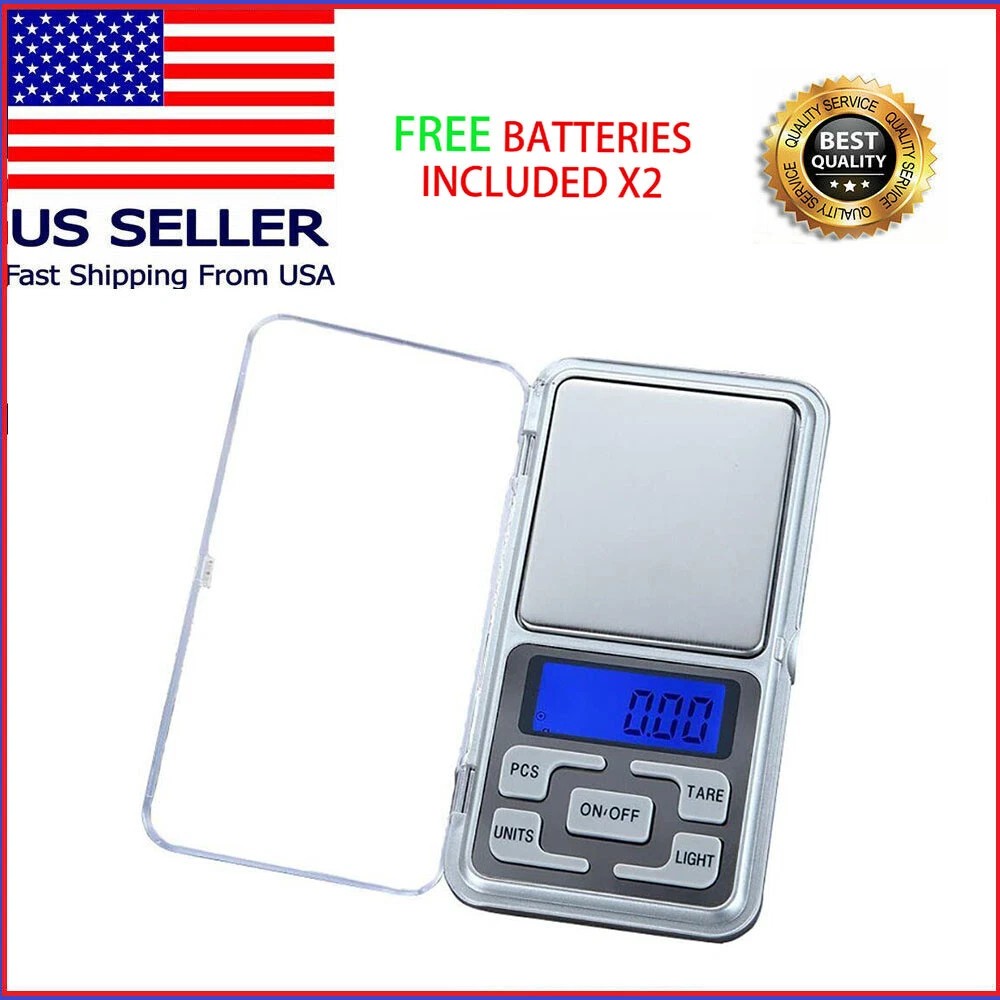 Portable 500g x 0.01g Mini Digital Scale Jewelry Pocket Balance Weight Gram LCD