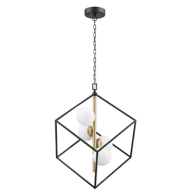 Origin21 Maren 4 Light Matte Black Modern/contemporary Integrated Chandelier