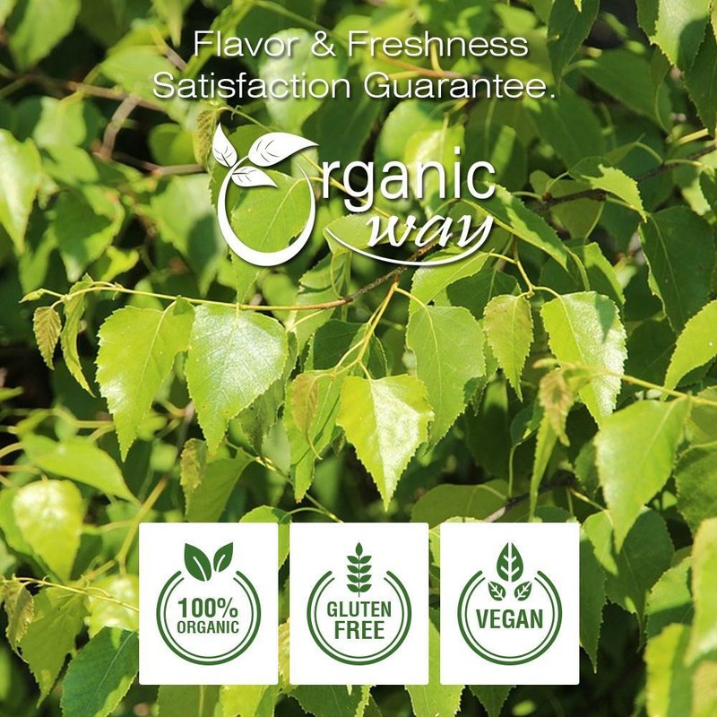Organic Way Birch Leaf Whole - Herbal Tea | Organic, Kosher & USDA Certified gallery