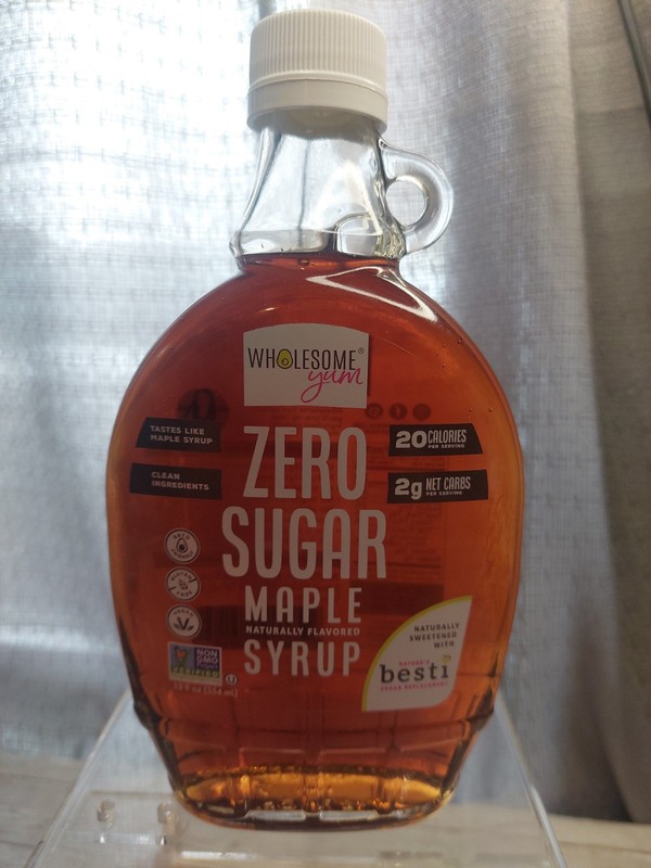 Wholesome Yum Zero Sugar Maple Syrup Keto Maple Syrup Expires 09/09/2028