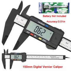 6″ 150mm Digital Caliper Micrometer LCD Gauge Vernier Electronic Measuring Ruler
