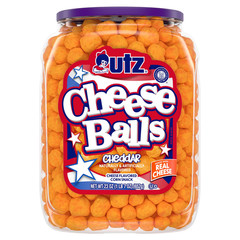 Utz Cheese Balls, 23 oz Barrel Free shipping