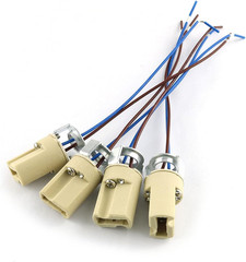 G9-Lamp Holder 4PCS 250V 2A G9 Ceramic Bulb Base Sockets Plugs with 15Cm Cable L