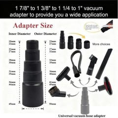 9Pc Universal Vacuum Cleaner Attachments Shop Vac Cleaning Kit for Household New