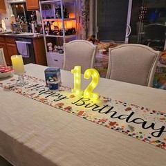Light Up Numbers 45 Centerpieces Table Sign 45th Birthday Decorations 8.26 In