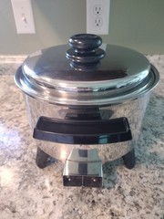 SALADMASTER T-304 SURGICAL STAINLESS STEEL 5 QT OIL CORE SLOW COOKER SA005OCU