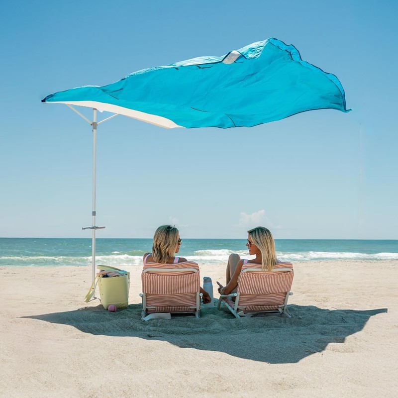 Shade - The Ultimate Wind-Driven Beach Umbrella, Effortless to Set Up,