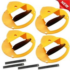 4Pack Black Slide Bucket Lid Mouse Rat Trap Bucket Mousetrap Catcher US Stock