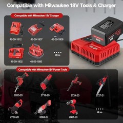 2PACK 12.0Ah For Milwaukee For M18 18V Extended Capacity Battery 48-11-1860 NEW