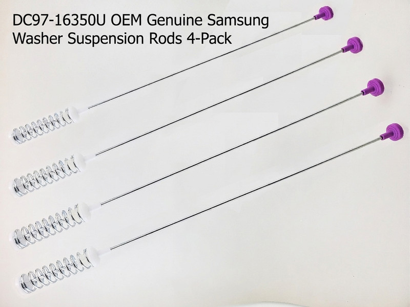 DC97-16350U OEM Genuine Samsung Washer Suspension Rods 4-Pack WA50R5400A WA50R52