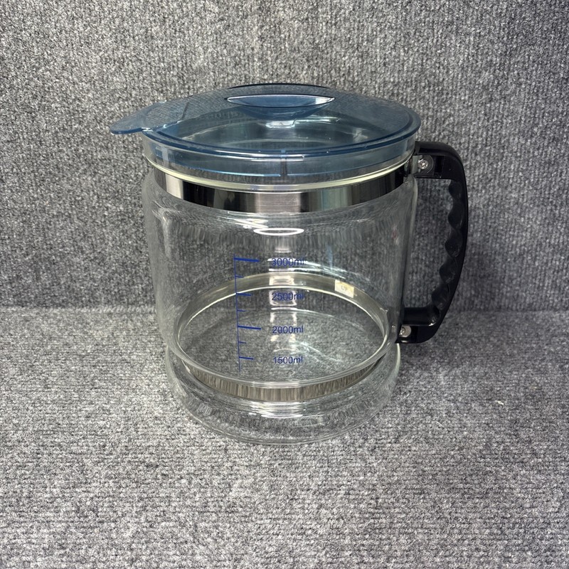 Glass Carafe 1 Gallon 4L Water Jar for Distiller Replacement Part Pot Container
