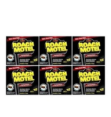12 Black Flag Roach Motels Cockroach Bug Killer bait Glue Trap Spider Motel