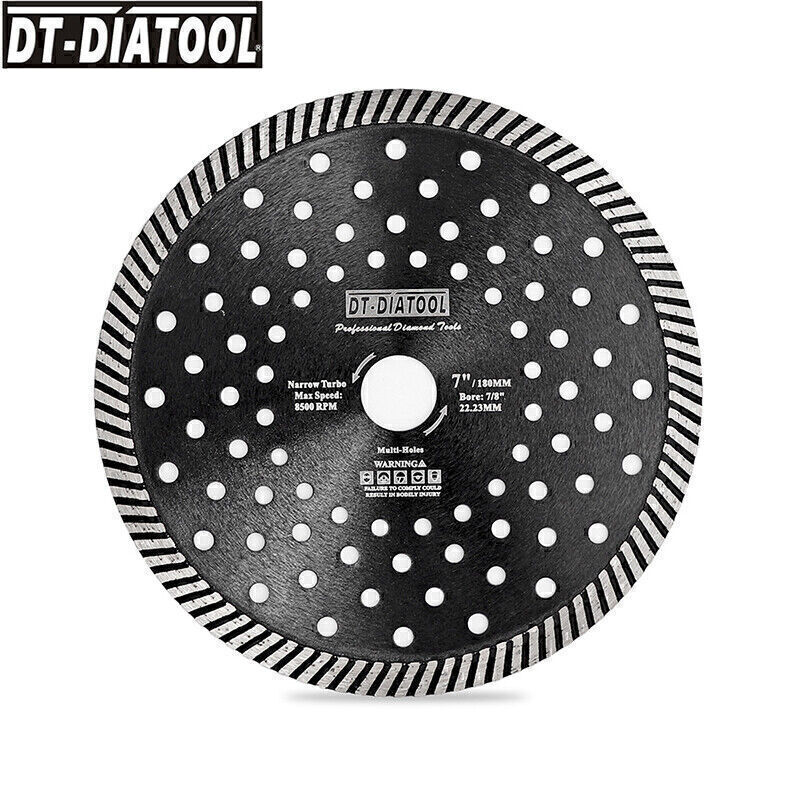 1pc 7″/180mm Dry Diamond Saw Blade Granite Marble Concrete Cutting Discs/Wheel