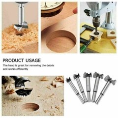 Drill Bit Set – Forstner 5 piece Professional Woodworking Drill Bit Set – New
