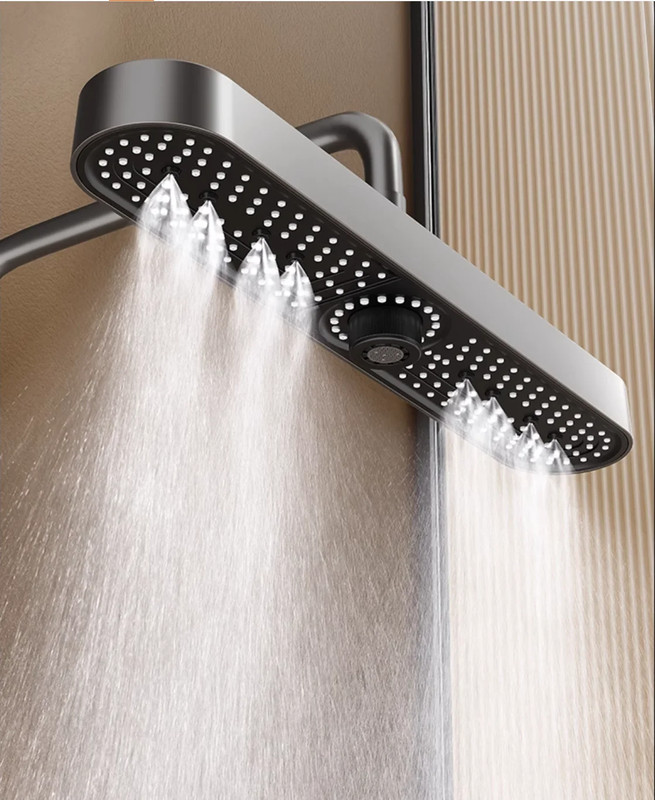 New 480Mm Big Panel Showerhead 3 Mode Supercharge Rainfall Shower Head High Pres gallery
