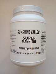 Sunshine Valley Super Mannitol Powder 1 kg bottle One Kilo