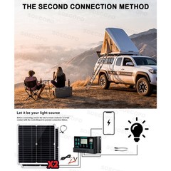 Complete 7000W Off-Grid Solar Kit 7000W Inverter 2pcs 300W Solar Panels 110V