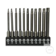 11-Piece Shark Vacuum Screwdriver Security Bit Set, S2 Steel Magnetic Security