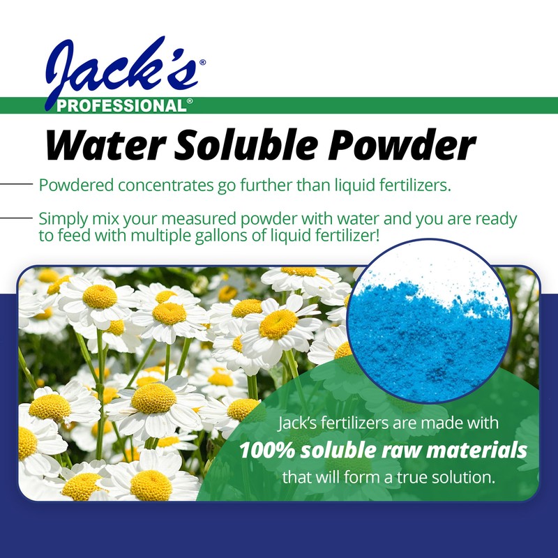 Jack's Professional 20-20-20 General Purpose Water-Soluble Fertilizer, 25lbs gallery